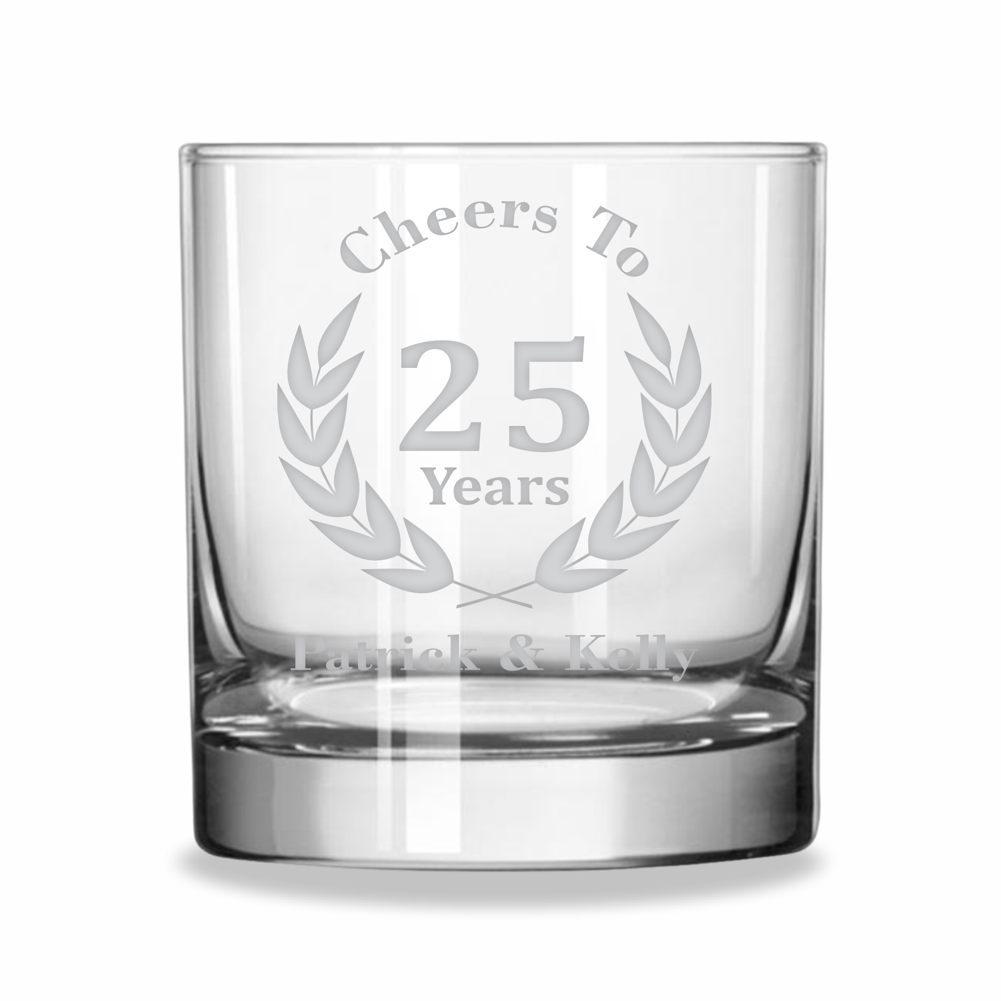 Cheers to Years | Personalized 11oz Whiskey Glass
